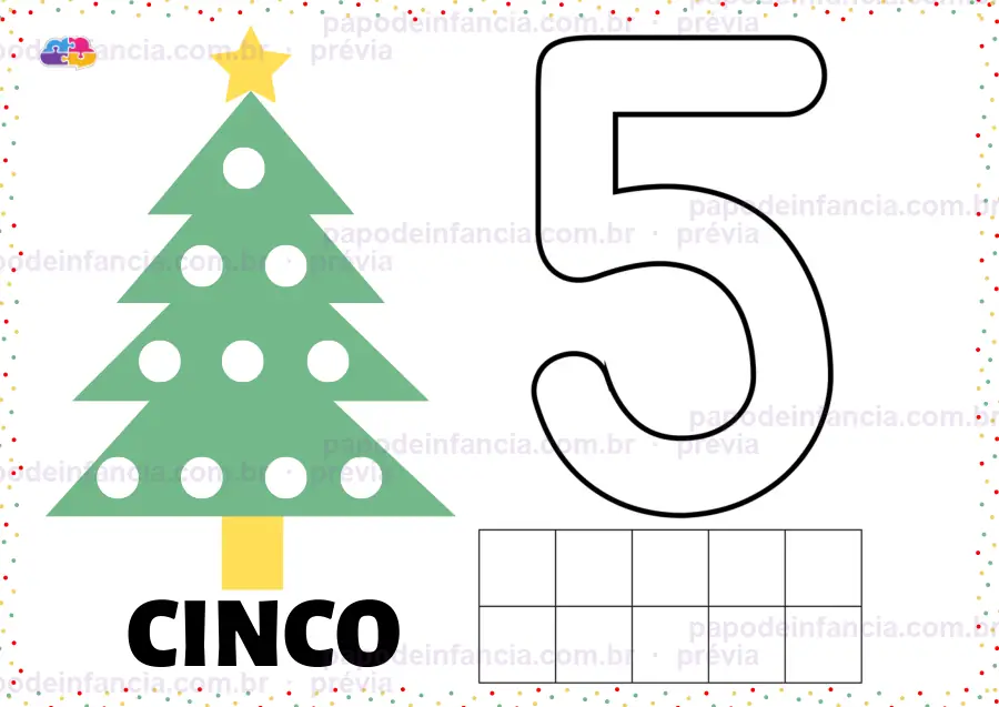Página de exemplo de Atividade de Natal