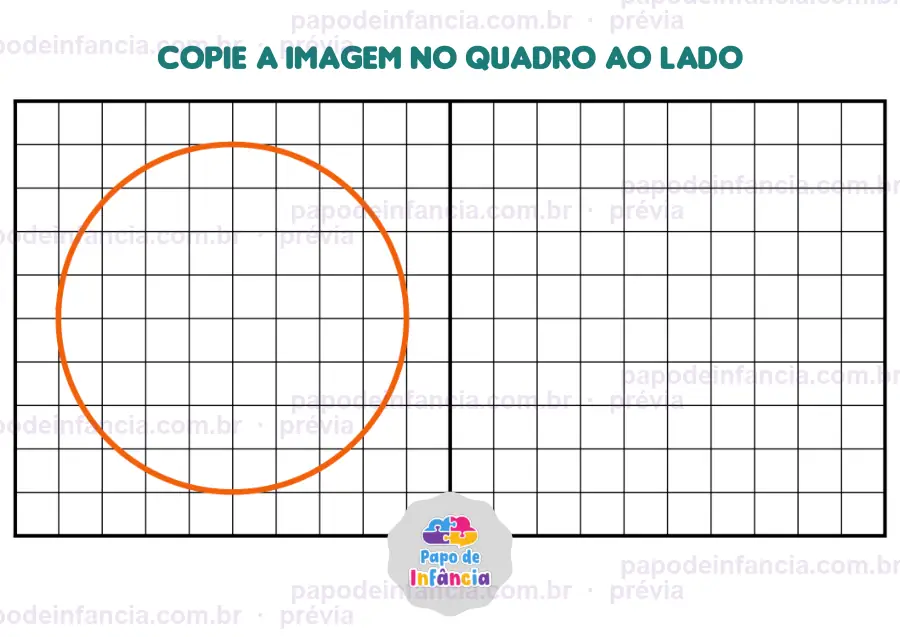 Página de exemplo de Brincando de Simetria